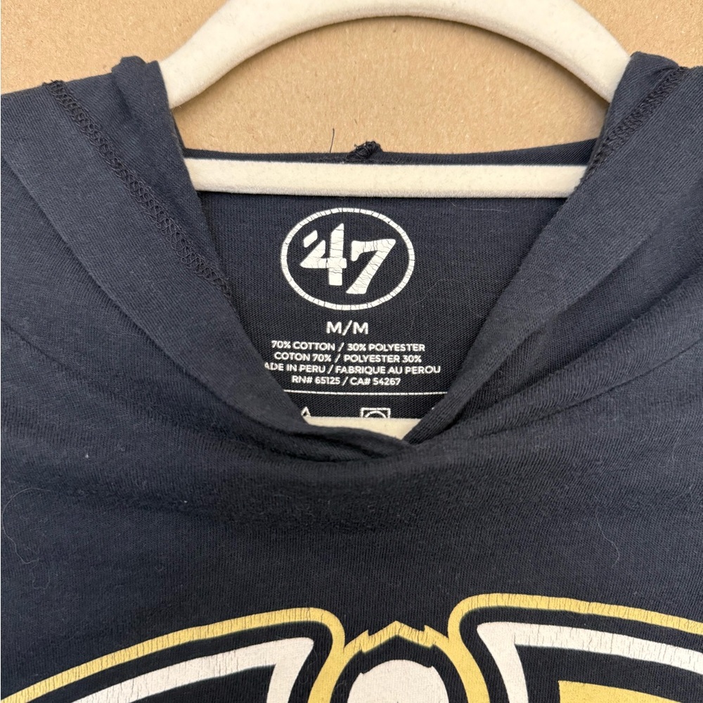 47 Brand Dark Blue Pelicans Hoodie - Picture 4 of 4